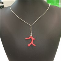 Collana Vidali Gioielli Donna in Argento Corallo COAR-33-34 - COAR-33-34